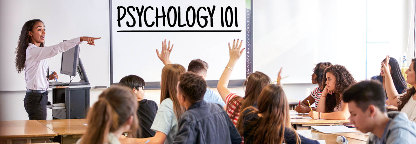Image of a Psychology 101 class